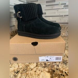 UGG black classic Solene mini boots size 8